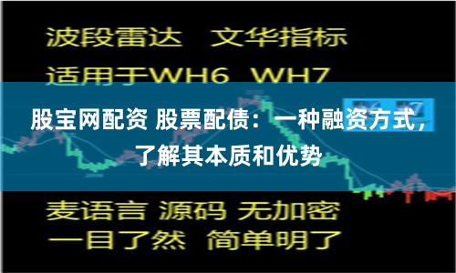 股宝网配资 股票配债：一种融资方式，了解其本质和优势