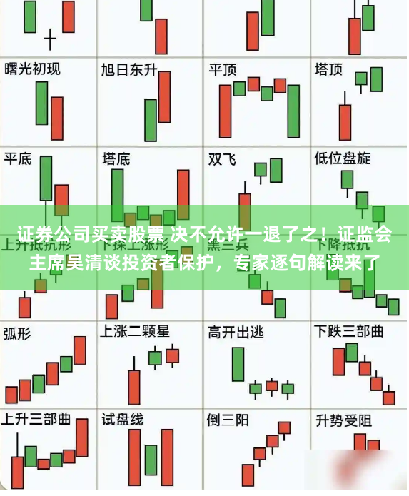 证券公司买卖股票 决不允许一退了之！证监会主席吴清谈投资者保护，专家逐句解读来了